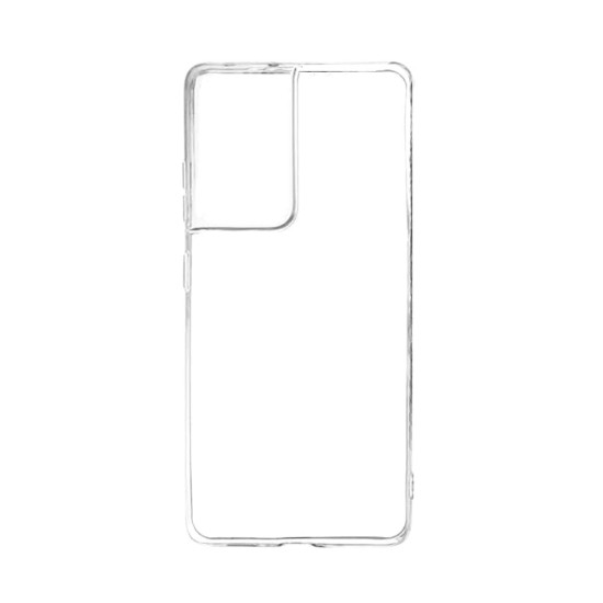 Capa de Silicone Macio para Samsung Galaxy S21 Ultra Transparente